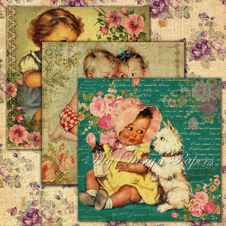 Baby Digital Paper baby Sheets Digital Paper Etsy