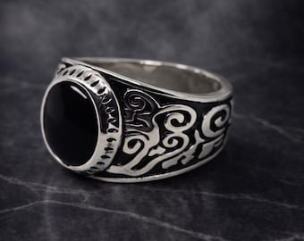 supernatural inspired sterling silver famine  horsemen ring