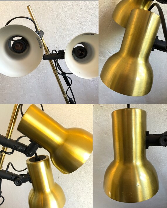 Brass anglepoise floor lamp deals