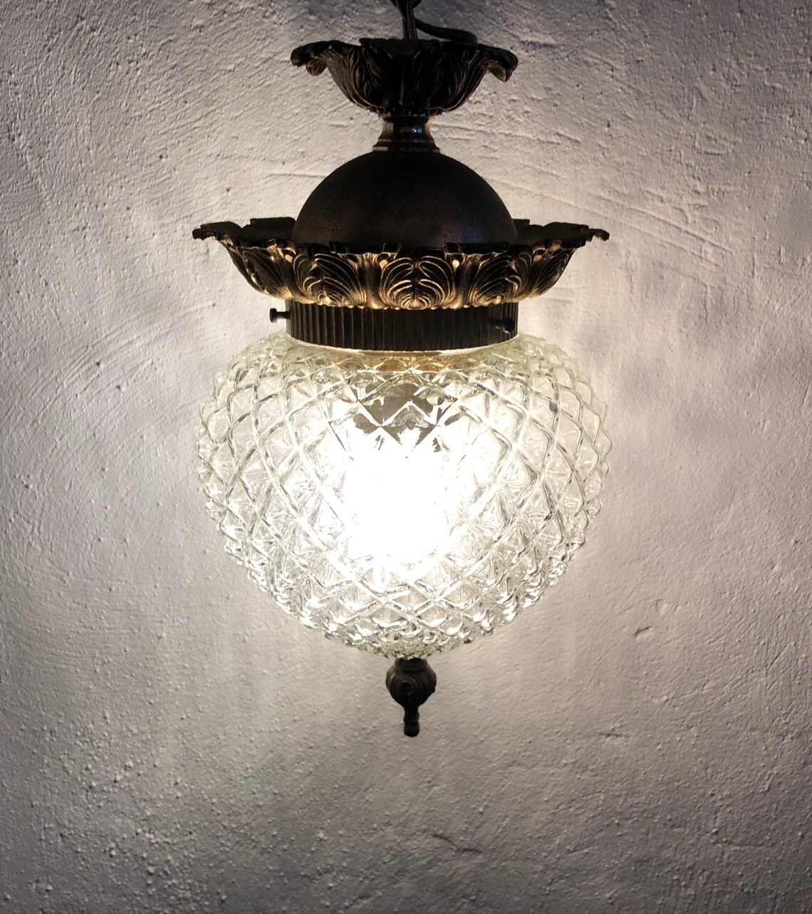 Mitte des Jahrhunderts Design belgischen Ananas Messing und | Etsy