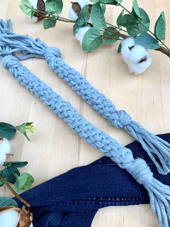 Raw Denim Dog Tug Toy Organic Cotton Rope Dog Toy Eco | Etsy