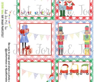 Christmas Printable Tags, Instant Download, Christmas Tags, Square Gift Tags, Merry Christmas, Blank Christmas Tag, Gift Tag