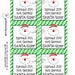 Santa-tizer Printable Tags, Instant Download, Christmas Tags, Square ...