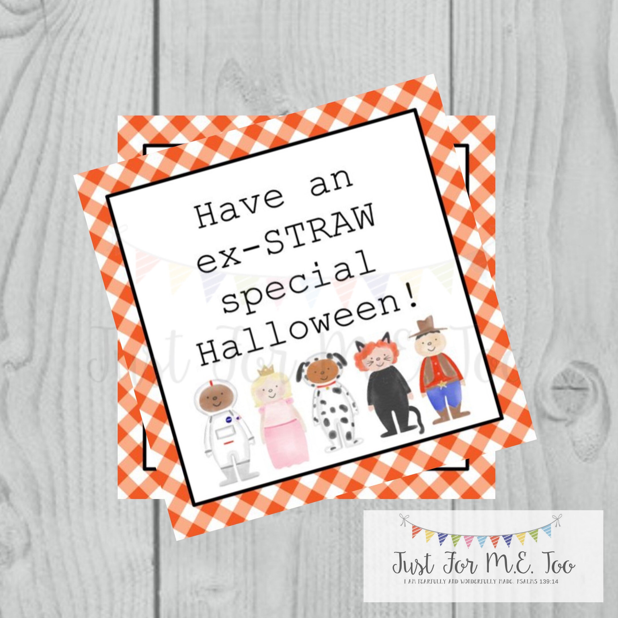 Hope your Halloween is Ex-Straw Spook-tacular Straw Tag Spooktacular S –  Rainy Lain Designs LLC