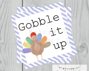 Thanksgiving Printable Tags, Instant Download, Fall Tags, Turkey Gift Tags, Birthday, Lunchbox Notes, Thanksgiving,  Printables, Boys