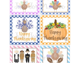 Thanksgiving Printable Tags, Instant Download, Happy Thanksgiving, Thanksgiving Gift Tags, Printable, Thanksgiving, Bundle