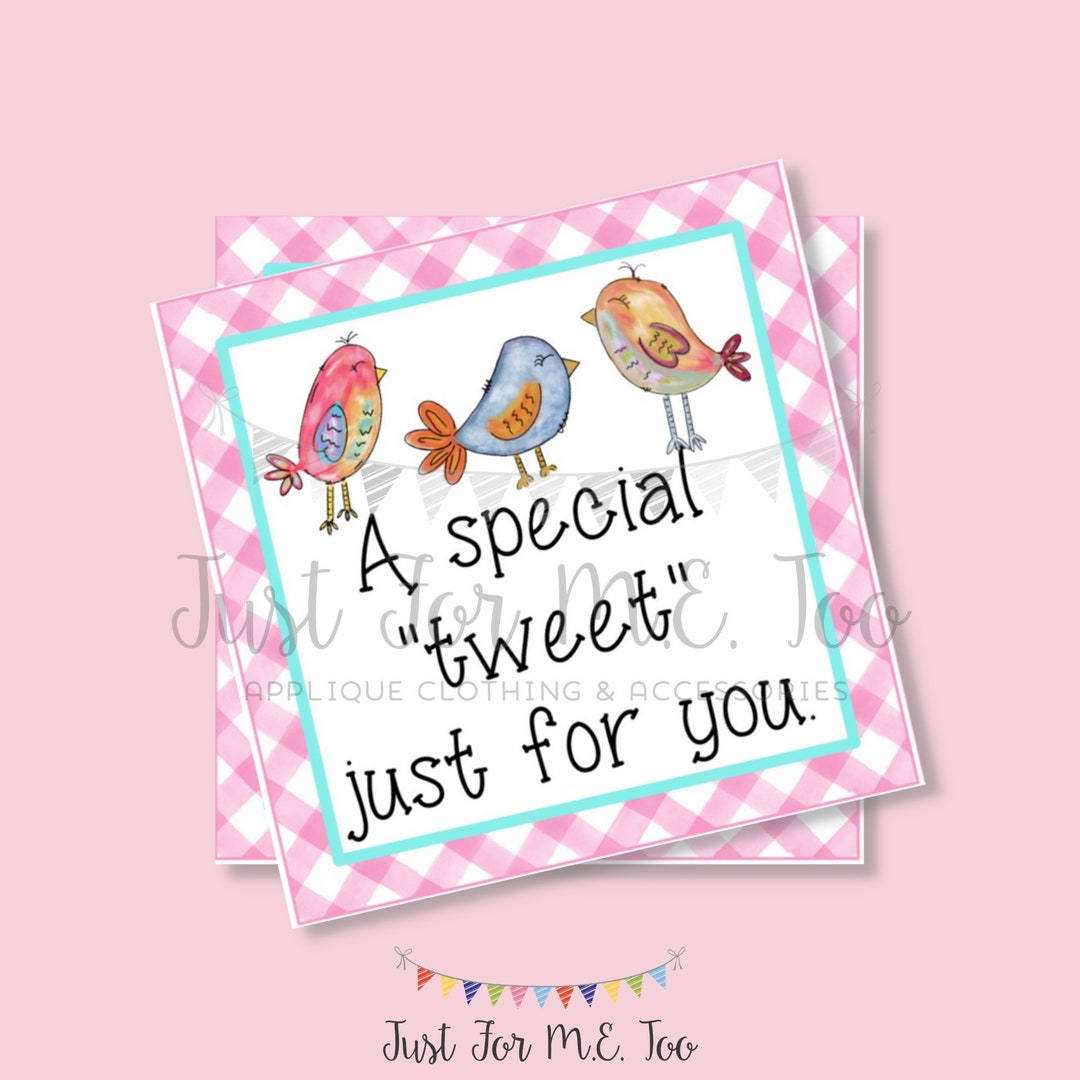 Easter Printable Tags, Instant Download, Employee Tags, Square Gift ...