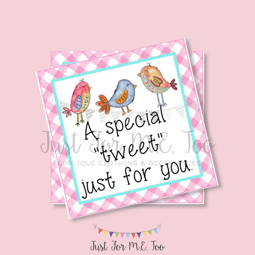 Easter Printable Tags, Instant Download, Employee Tags, Square Gift ...