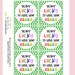 Beary Lucky Printable Tags, Instant Download, Bear Tags, Classroom, St ...