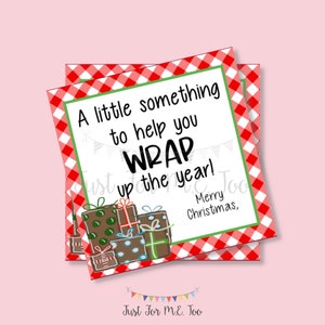 Weihnachtsanhänger zum Ausdrucken, Instant Download, Weihnachtsanhänger, Braune Papier pakete, Frohe Weihnachten, Geschenkkarte, Geschenke, Weihnachtsgeschenk