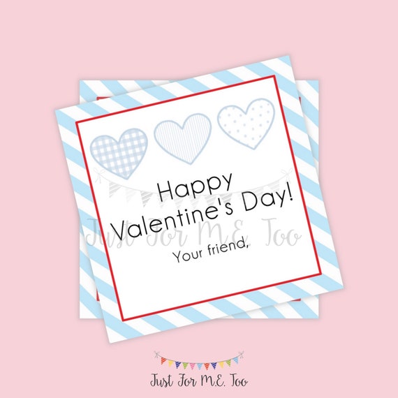 Valentine Printable Tags Instant Download Valentine's | Etsy