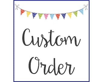 CUSTOM ORDER Christmas Tag