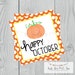 October Printable Tag Bundle, Digital Tags, Gift Tag, Happy Fall Tag ...