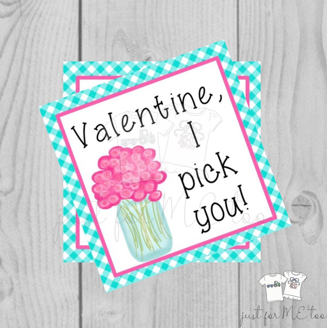 Valentine Printable Tags Instant Download Valentine's Etsy