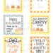 Candy Corn Printable Tags, Instant Download, Fall Tags, Halloween Tags ...