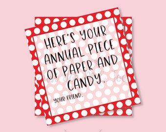 Valentine Printable Tags, Instant Download, Valentine's Day Tags, Square Gift Tags, Classroom Tag, Valentine Tag, Annual Piece of paper