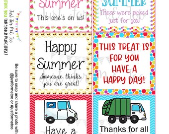 Summer Bundle Printable Tag Bundle, Digital Tags, Gift Tag, Summer Tag, Pintable, Download, Gift Tags, Kindness Tag, Acts of Kindness