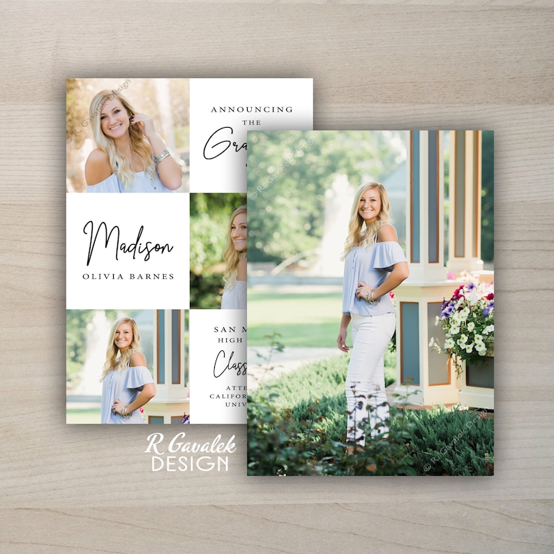 Any Wording Photo Graduation Invitation Class of 2021 Graduation Announcement Photo Graduation Announcement Personalized Printable