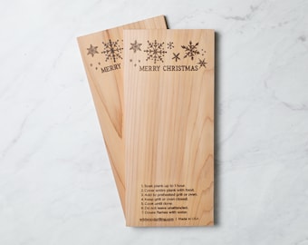 The Best Christmas Gift for People Who Love to Grill! 5x11" Cedar Grilling Plank 2-Pack