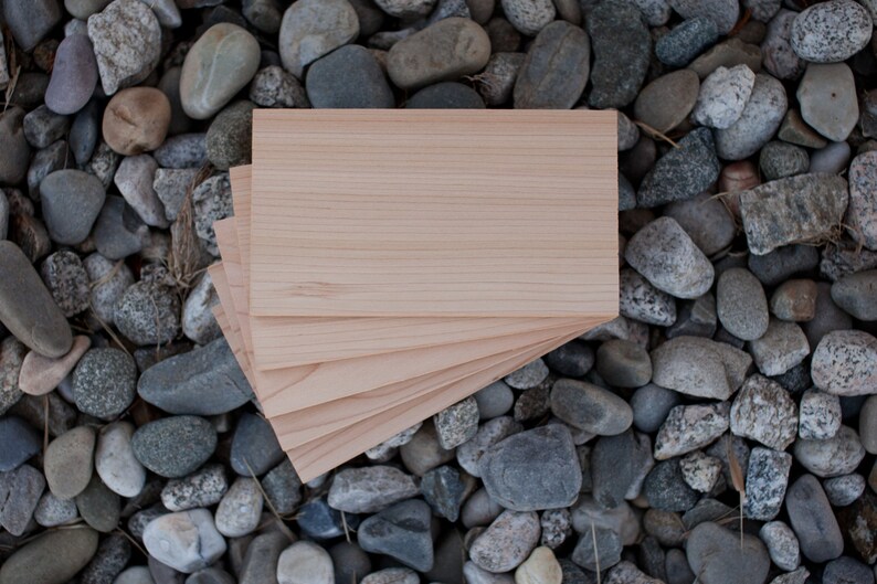 Cedar Grilling Planks Restaurant Pack of 75 Etsy UK