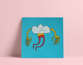 Cloud Man - Screen Print