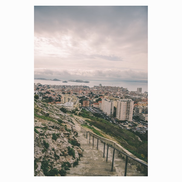 Marseille Provence by Notre-Dame de la Garde Mediterranean Fine Art Photography Print Landscape