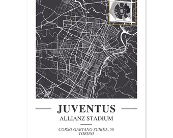 Poster Stadion Juventus (Italiaans voetbal)