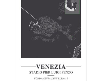 Poster Stadion Venezia (Italiaans voetbal)