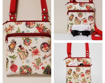 quilted christmas purses
