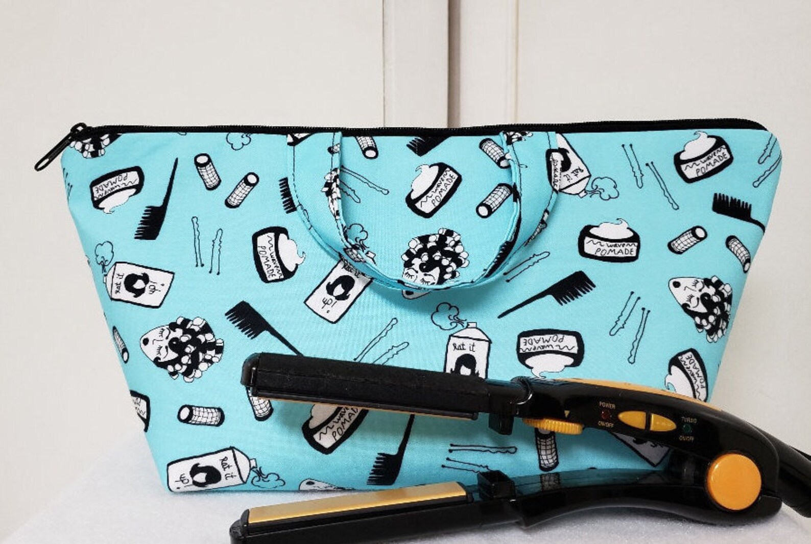 Hair Accessory Bag Retro Salon Bag Hygiene Travel Bag Etsy