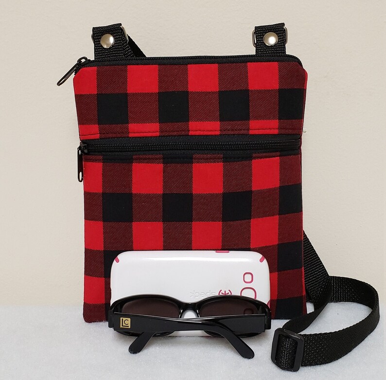 coach purse buffalo plaid