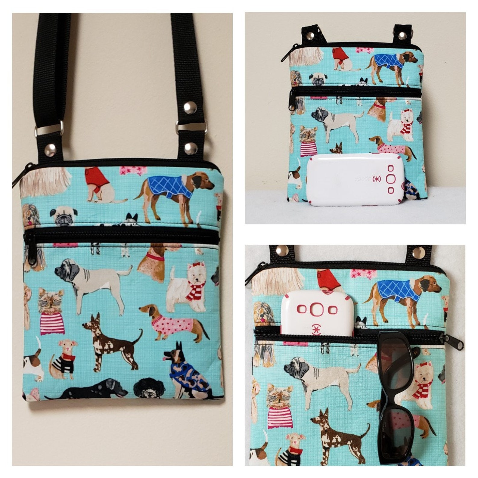 Puppy Crossbody Bag Small Dog Bag Bag with Puppies Purse Etsy