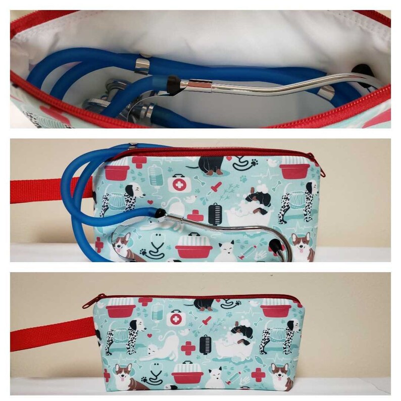 Stethoscope Bag Vet Tech Gift First Aide Bag Veterinarian Etsy