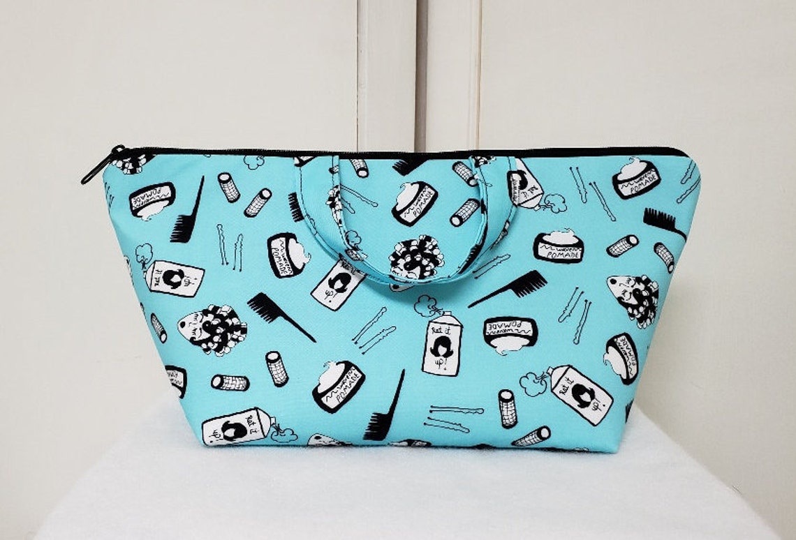 Hair Accessory Bag Retro Salon Bag Hygiene Travel Bag Etsy
