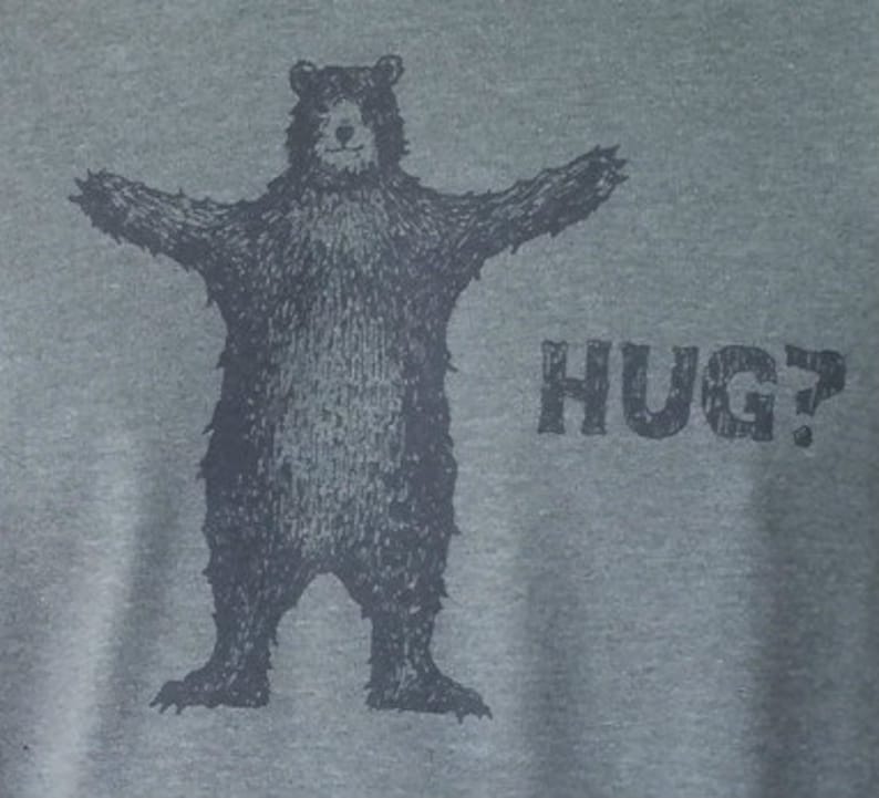 Bear Hug T Shirts for Men Etsy