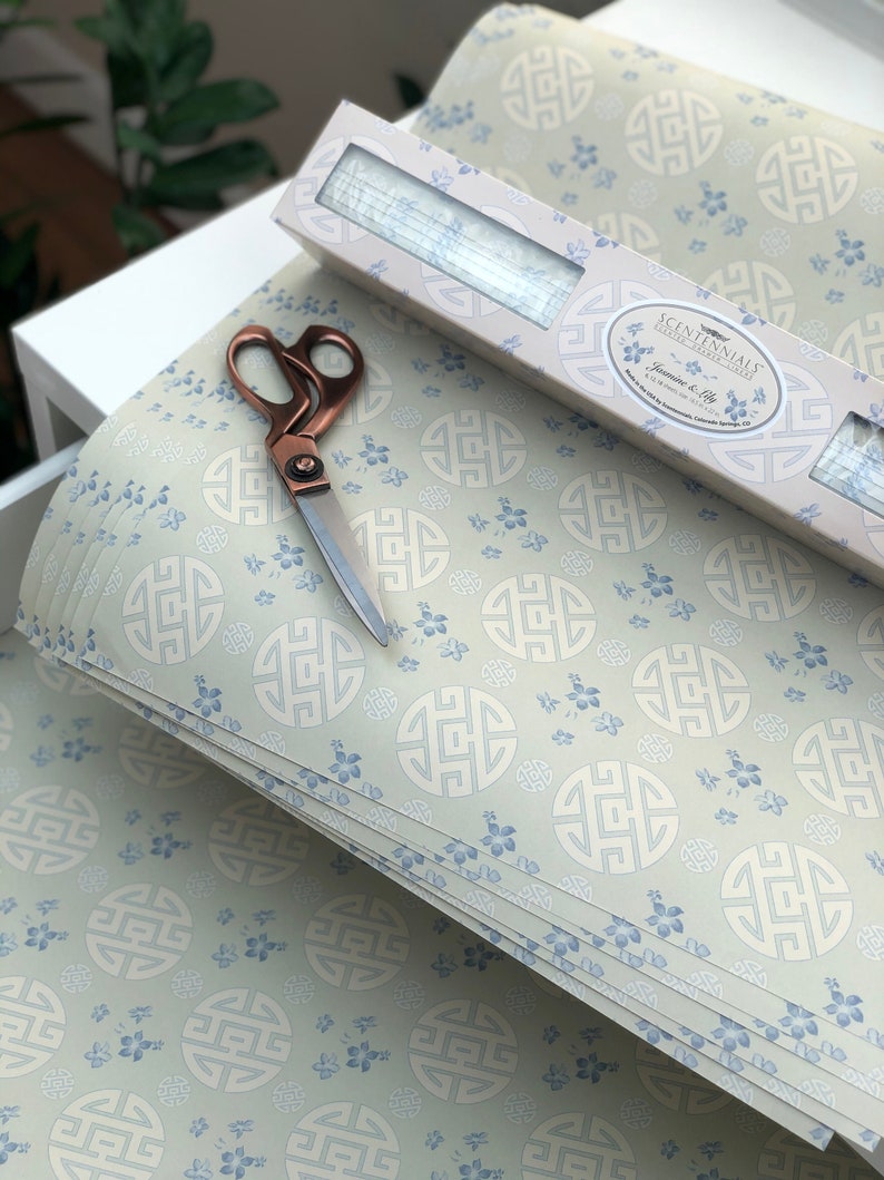 Jasmine & Lily Scented Drawer Liners Etsy