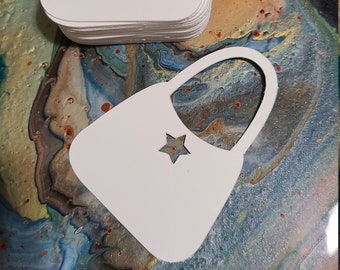 Handbag Merchandise and Price Tags, White Dove Extra Heavyweight Smooth Card Stock –