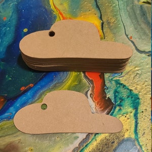 Cowboy Hat Die Cuts - Kraft Card Stock -Cowgirl Die Cut Hat- Etiquetas de precio -Hang Tags- Fashion Merchandise Tags-Gift Tags-Stamping-Card Making