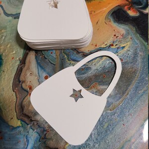 White Dove Card Stock - Smooth - Extra Heavy Weight - Étiquettes de marchandise pour sac à main - PriceTags