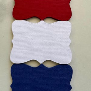 Lot de 30 papiers cartonnés texturés multicolores avec brackets, cartes de créateurs rouges, blanches et bleues, fournitures de fabrication de cartes, fournitures de scrapbooking