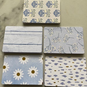 10 mininotitiekaarten met enveloppen - 5 gestanste ontwerpen - blanco notitiekaarten - karton - briefpapierkaarten - diverse briefpapierkaarten - gestanst