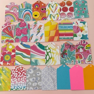 Lot de 25 étiquettes fantaisistes en papier festonné, étiquettes cadeaux vierges faites main, étiquettes vierges, étiquettes de marchandise