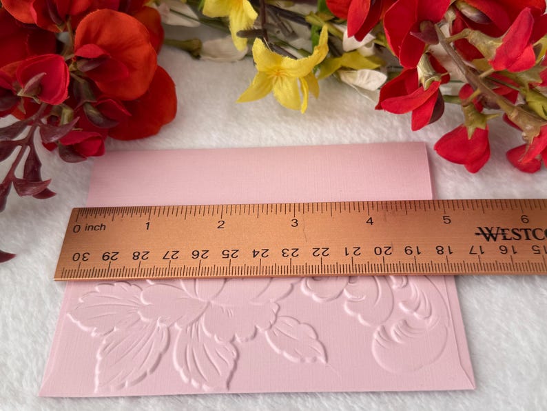 Set of 12 Blank 3D Embossed Floral Card Set, Note Cards & Envelopes ...