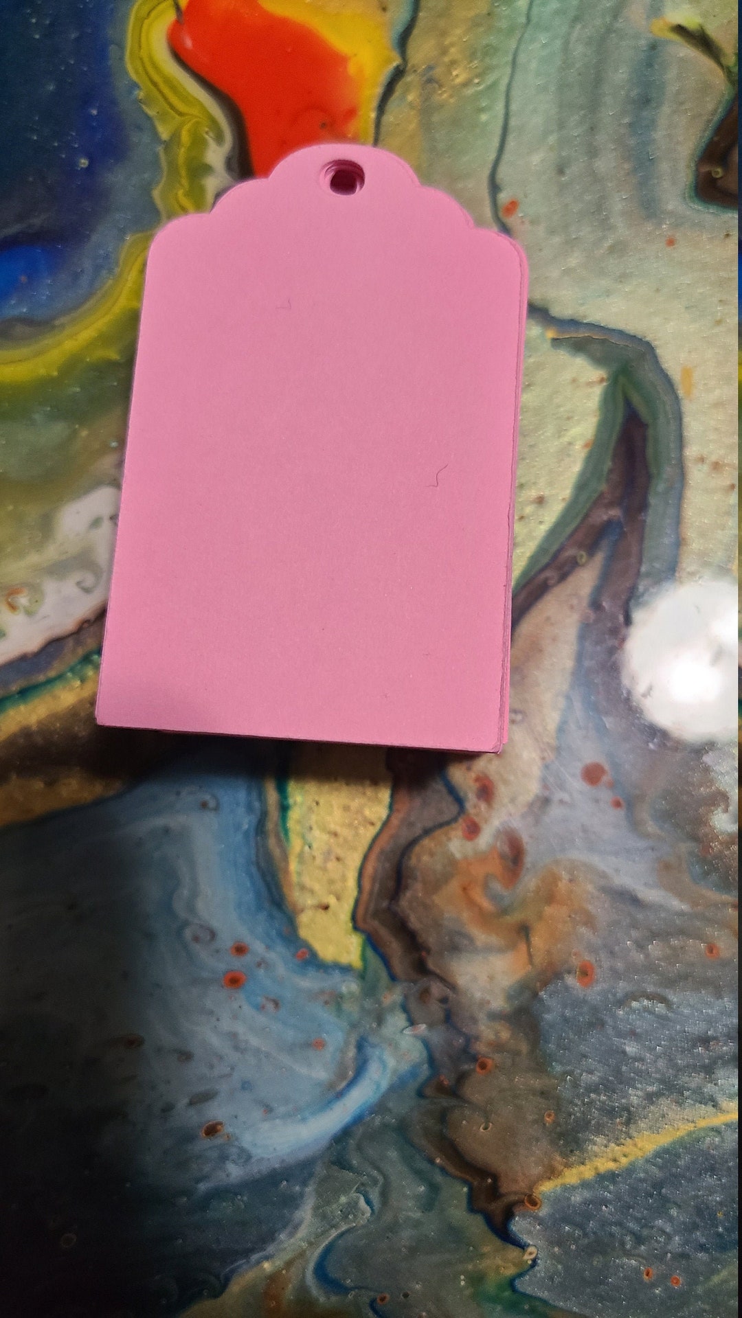 50 Smooth Pink Merchandise Tags - Price Tags - Hang Tags - Etsy