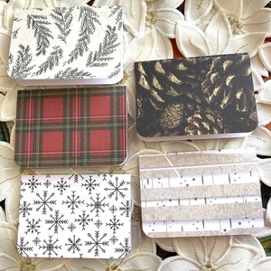Mini Holiday Cards with Envelopes -Assorted Mini Cards- Assorted Envelopes- Mini Blank Note Cards- Christmas Cards - Xmas Cards- Mini Cards