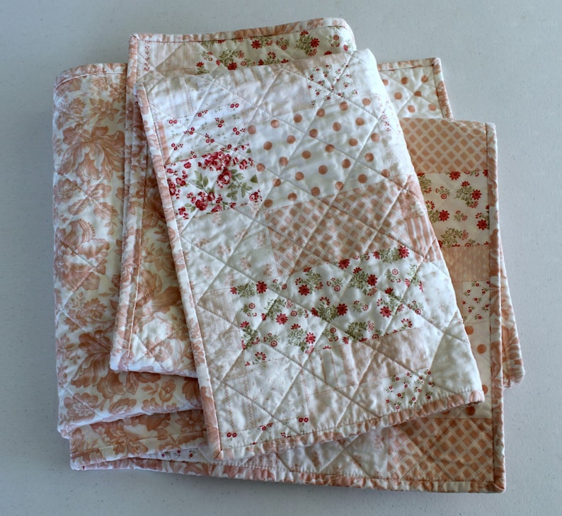 Baby Patchwork Quilt Design Your Own Quilt Custom Quilt ~ Made to Order Patchwork Quilt
