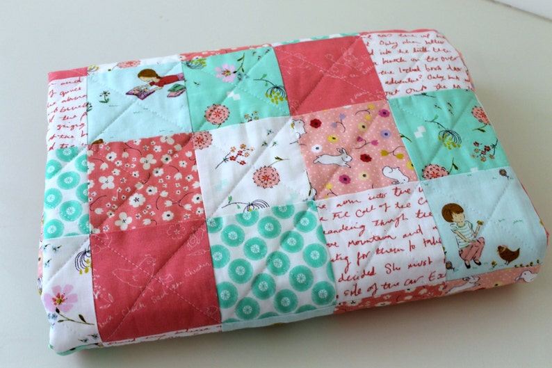 Baby Patchwork Quilt Design Your Own Quilt Custom Quilt ~ Made to Order Patchwork Quilt