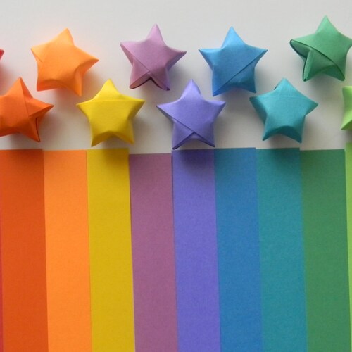 10 Colors Starry Night Vellum Glow in the Dark Origami Lucky Etsy