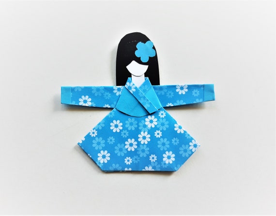 korean hanbok paper doll