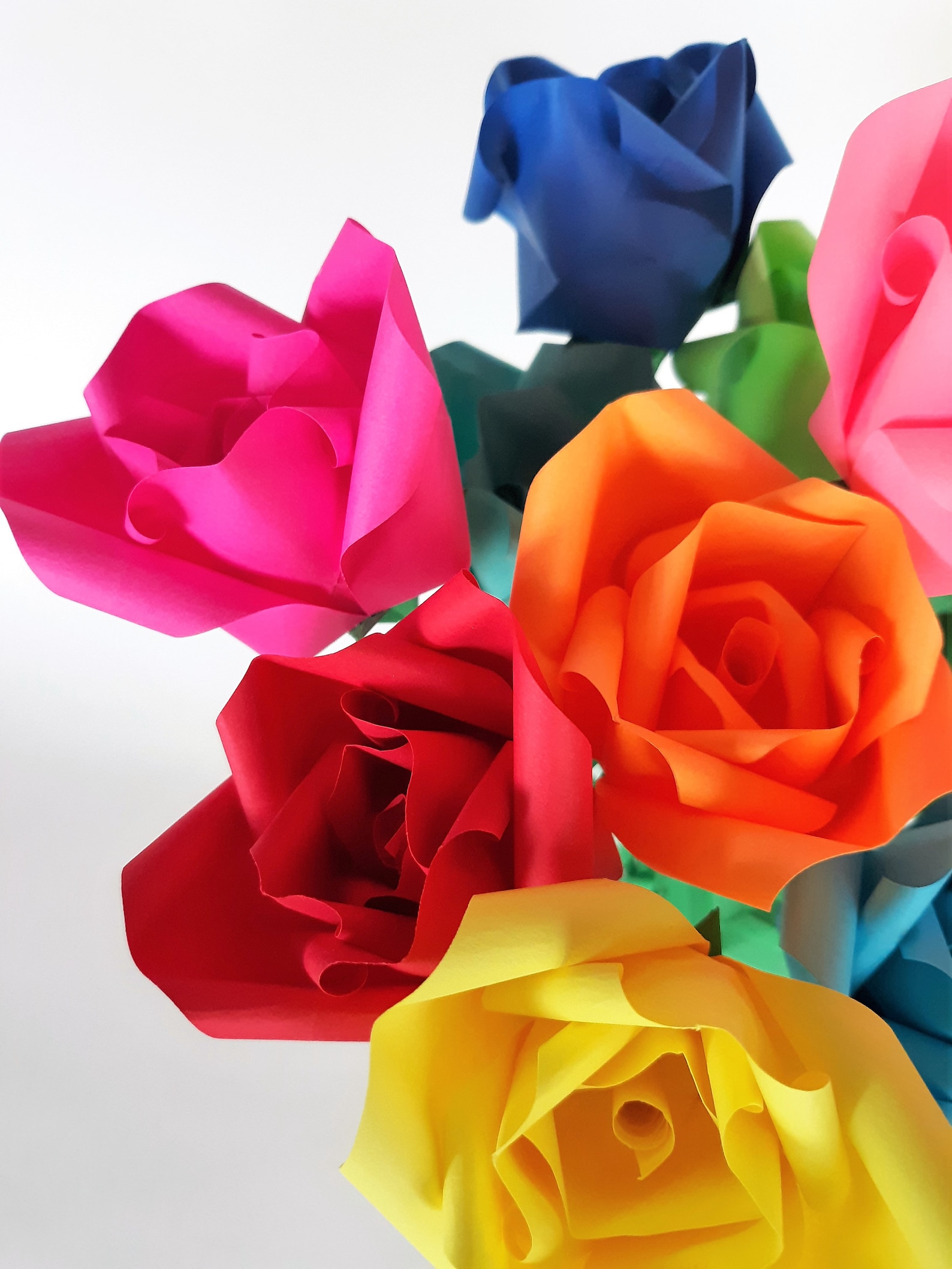 Origami Paper Rose Origami Rose Paper Rose Origami Flower Etsy